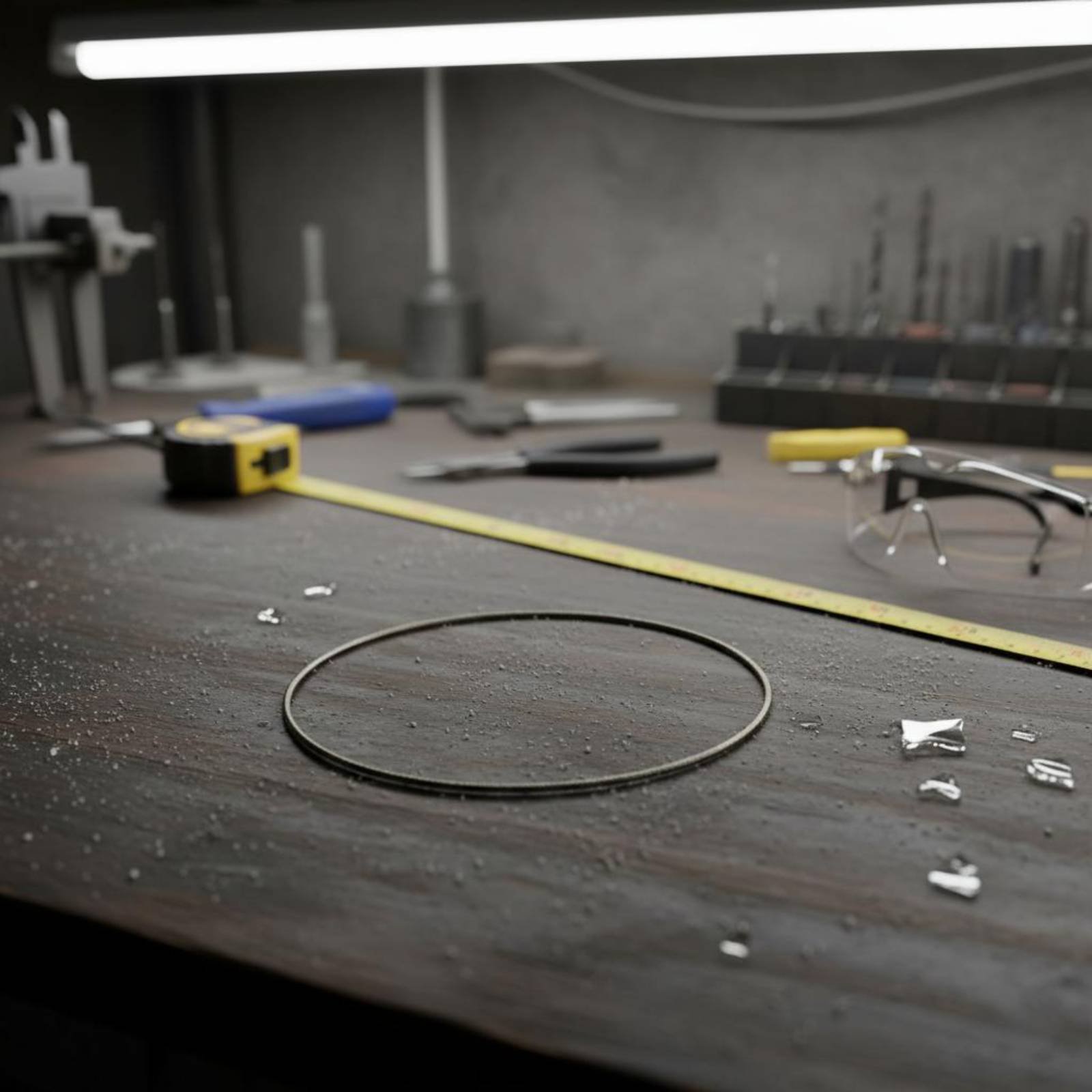 Power Tools In Workshop - Kristal Döngü Kesme Bıçağı Sürekli Döngü