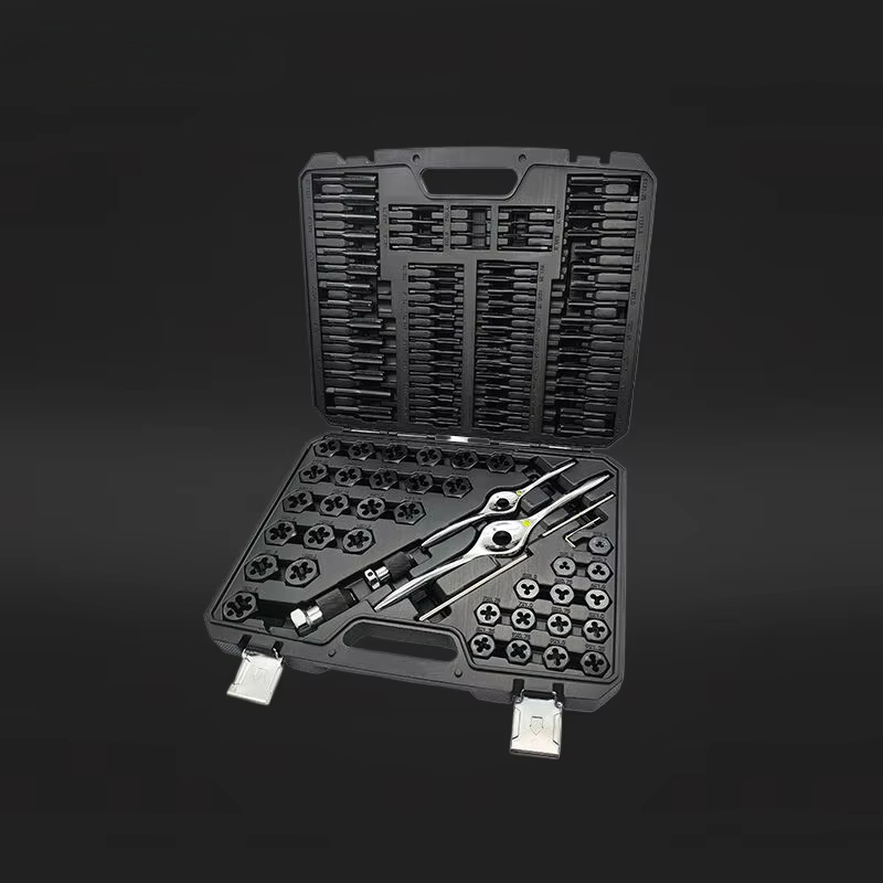 Tap Die Set - 110 Parça Profesyonel Metrik Kılavuz ve