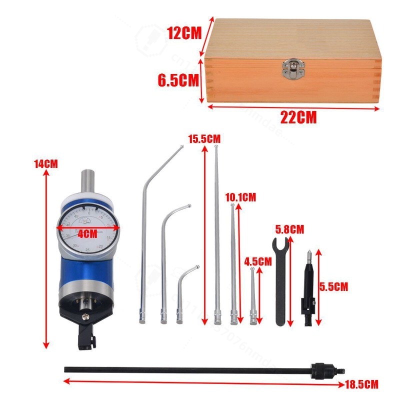 Workshop Tools Locations - Mavi Endüstriyel Kaldıraçlı Kadranlı Gösterge 0-3mm