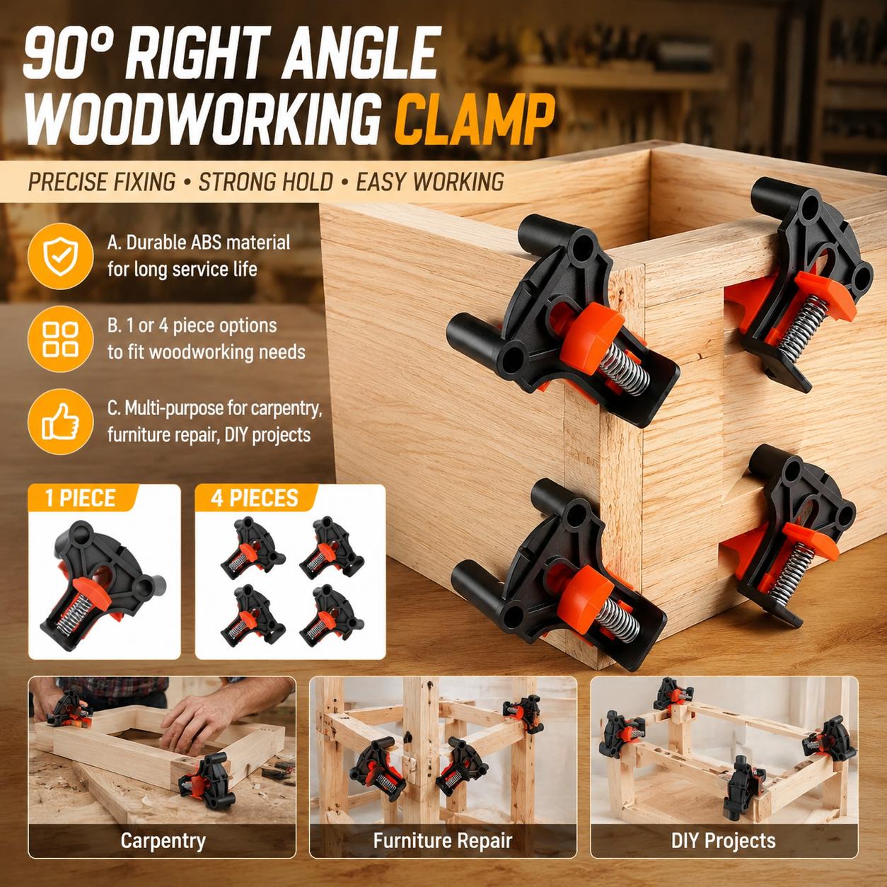Premium Ahşap İşleme Marangozl - Angle Clamp 90 incelemesi ve fiyatı